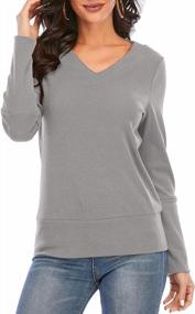 img 4 attached to Casual And Comfortable Women'S Corduroy Pullover Sweatshirts And Blouses By Gardenwed