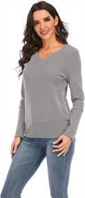 img 3 attached to Casual And Comfortable Women'S Corduroy Pullover Sweatshirts And Blouses By Gardenwed