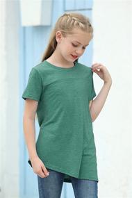 img 2 attached to 👚 GORLYA Girls' Sleeve Button T-Shirt GOR1056 in Tops, Tees & Blouses