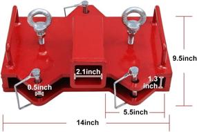 img 2 attached to Tiewards Forklift Attachments Trailer Receiver