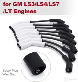 img 3 attached to 🔌 Enhance Performance with VISLONE Accel 9070C Spark Plug Wire Set for GM LS3/LS4/LS7/LT Engines