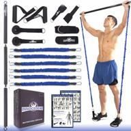 muscle-building innocedar home gym bar kit: resistance bands & adjustable pilates bar system for full-body workout, safe exercise weight set, portable fitness equipment for men & women логотип