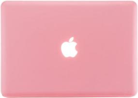 img 4 attached to Полная защита для MacBook Pro A1278: жесткий чехол, сумка, чехол для клавиатуры, защитная пленка для экрана и пылезащитная заглушка — розовый
