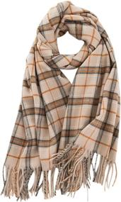 img 4 attached to Lallier Womens Cashmere Scarves Pashmina Women's Accessories in Scarves & Wraps