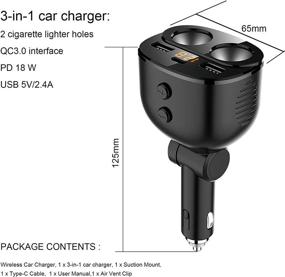 img 1 attached to Беспроводное автомобильное зарядное устройство