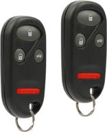 🔑 keyless entry remote car key fob for 1997-2001 honda cr-v / 2000-2009 honda s2000 (e4eg8dj), set of 2 logo
