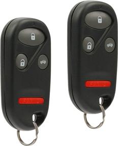 img 2 attached to 🔑 Keyless Entry Remote Car Key Fob for 1997-2001 Honda CR-V / 2000-2009 Honda S2000 (E4EG8DJ), Set of 2