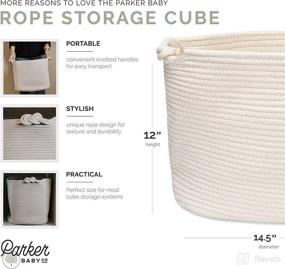 img 3 attached to Parker Baby Rope Storage Cube