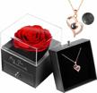 eternal rose box gifts with i love you in 100 languages necklace for women - perfect preserved rose gift for her, girlfriend, mom on valentine's day and christmas - coindivi logo