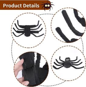 img 2 attached to Halloween Spider Decoration Costumes Adjustable