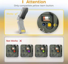 img 3 attached to 🚪 Refoss Garage Door Keypad Wireless: 310/315/390MHz, Chamberlain LiftMaster Craftsman Compatible