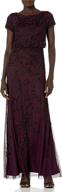 adrianna papell womens beaded dress women's clothing : dresses логотип