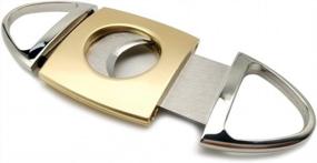 img 1 attached to Mr.BoFly Silver Cigar Cutter & Hygrometer - Perfect Gift For The Cigar Aficionado!