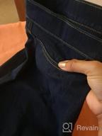 img 1 attached to Women'S Denim Capri Legging With Pockets, Classic Fit review by Matthew Nunez