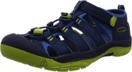 👦 blue keen newport sandal for big boys' shoes at sandals logo