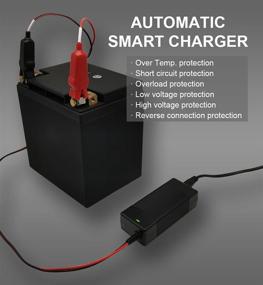 img 2 attached to 🔋 Optimized 12V 3A LiFePO4 Battery Charger - Intelligent 14.6V Charging Solution for 12.8V Lithium Iron Phosphate Rechargeable Batteries