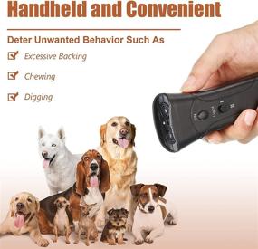 img 1 attached to 🐶 SilentBark™: Advanced Anti Barking Device for Dogs - Sonic Bark Control Deterrent, Indoor/Outdoor Stop Bark Security - Effective Stop Bark Tool for Large, Medium, and Small Dogs