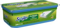 🧹 swiffer sweeper wet mop: gain scent 24 count refills for effective floor mopping and cleaning logo