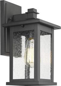 img 3 attached to Elevate Your Outdoor Space With Emliviar Black Wall Mount Lights - 2 Pack