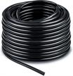 efficient garden irrigation system with 100ft 1/4 inch blank distribution tubing drip hose logo