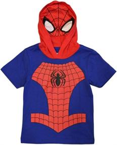 img 3 attached to Marvel Avengers Little Hooded Green Boys' Clothing : Tops, Tees & Shirts