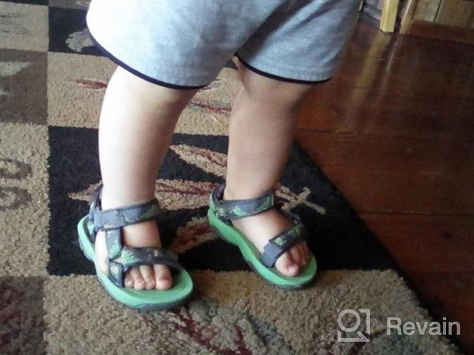 img 1 attached to 👟 Teva Unisex Hurricane Sandal for Medium Boys - Shoes review by Luis Estrella