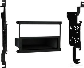 img 1 attached to Black Single DIN Installation Kit – Metra 99-8157B for 1992-2000 Lexus SC300 and SC400