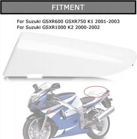 img 3 attached to Обновите свой мотоцикл Suzuki с помощью обтекателя заднего пассажирского сиденья PSLER, обтекателя, задней крышки для GSXR600, GSXR750 и GSXR1000 (белый)
