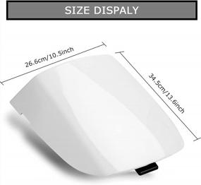 img 1 attached to Upgrade Your Suzuki Motorcycle With PSLER'S Rear Passenger Seat Cowl Fairing Cover Tail Cover For GSXR600, GSXR750, And GSXR1000(White)