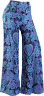 comfy high waist palazzo pants for women - stretchy and wide-legged lounge pants for casual wear by arolina logo