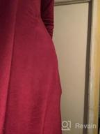 картинка 1 прикреплена к отзыву AUSELILY Женские длинные рукава с карманами Повседневные платья в стиле свинг от Justin Kautzman