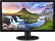 aopen 20ch1q 19.5" black monitor: 1366x768 wide screen, 20ch1q bi hdmi, hd display logo