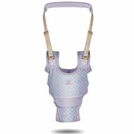grey baby walking harness - sit to stand learning helper for infant kids logo