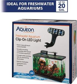 img 3 attached to 🐠 Aqueon Freshwater Aquarium LED Light - Clip-On Design, One Size