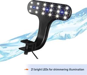 img 2 attached to 🐠 Aqueon Freshwater Aquarium LED Light - Clip-On Design, One Size