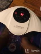 img 1 attached to Relax And Rejuvenate With Foot Bath Spa: Heat, Massage Rollers, Pumice Stone & More! review by Tony Hanson