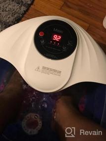 img 8 attached to Relax And Rejuvenate With Foot Bath Spa: Heat, Massage Rollers, Pumice Stone & More!