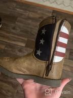 img 1 attached to Kids' Smoky Mountain Boots - Stars & Stripes Series - Western Boot with Square Toe, Leather Upper, Rubber Sole, Block Heel, and Tricot Lining review by Zach Clements