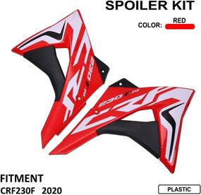 img 2 attached to Motorcycle Spoiler Kit ABS Plastic Frame For CRF230F 2020 Dirt Bike