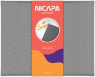 nicapa heat press mat (16x20 inch) for cricut easypress craft vinyl ironing insulation transfer heating mats for heat press logo