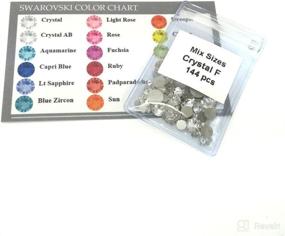 img 1 attached to 💎 Swarovski 2058 2088 Flatbacks: Enhance your Nail Art & Polish with Stunning Rhinestones