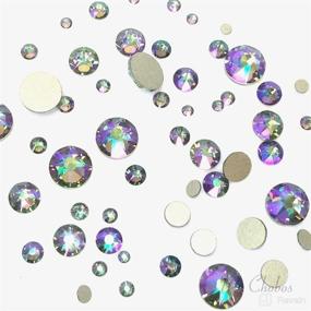 img 4 attached to 💎 Swarovski 2058 2088 Flatbacks: Enhance your Nail Art & Polish with Stunning Rhinestones