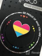 img 1 attached to Pansexual Pride Enamel Pin - Show Your Support For The LGBTQ+ Community! review by Jamie Prezant
