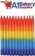 ✨ a1 bakery supplies - rainbow party candles for perfect birthday cake decoration logo