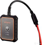 🚗 otofix bt1-lite: all-in-one car battery tester & analyzer for 6v 12v automotive batteries, 100-2000 cca, cranking & charging system test – orange логотип