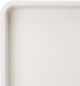 img 1 attached to White Plastic Tray - 18 Inch