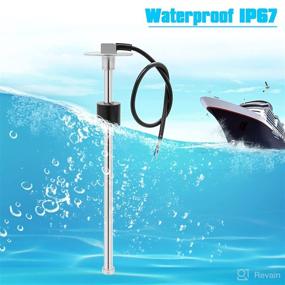 img 1 attached to 🚤 ARTILAURA Marine Fuel Sending Unit - 240-33 ohms, 5" (125mm), Stainless Steel Tank Sender Gas Water Fuel Gauge Sensor - for Boat, Car, Truck, Vehicle