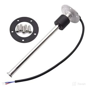 img 4 attached to 🚤 ARTILAURA Marine Fuel Sending Unit - 240-33 ohms, 5" (125mm), Stainless Steel Tank Sender Gas Water Fuel Gauge Sensor - for Boat, Car, Truck, Vehicle