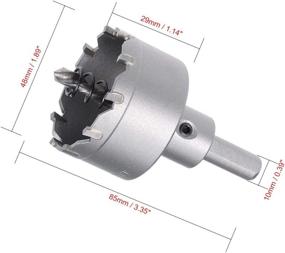 img 3 attached to Uxcell Carbide Cutter Drill Stainless Cutting Tools : Hole Saws & Accessories