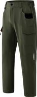 👖 jinshi men's quick-dry lightweight waterproof hiking cargo pants with multifunctional pocket - fashion casual pants логотип